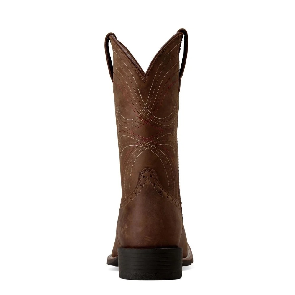 Mens Size 9 D- Ariat Sport Western Performance Boots Brown Square Toe - $180 - Picture 4 of 6